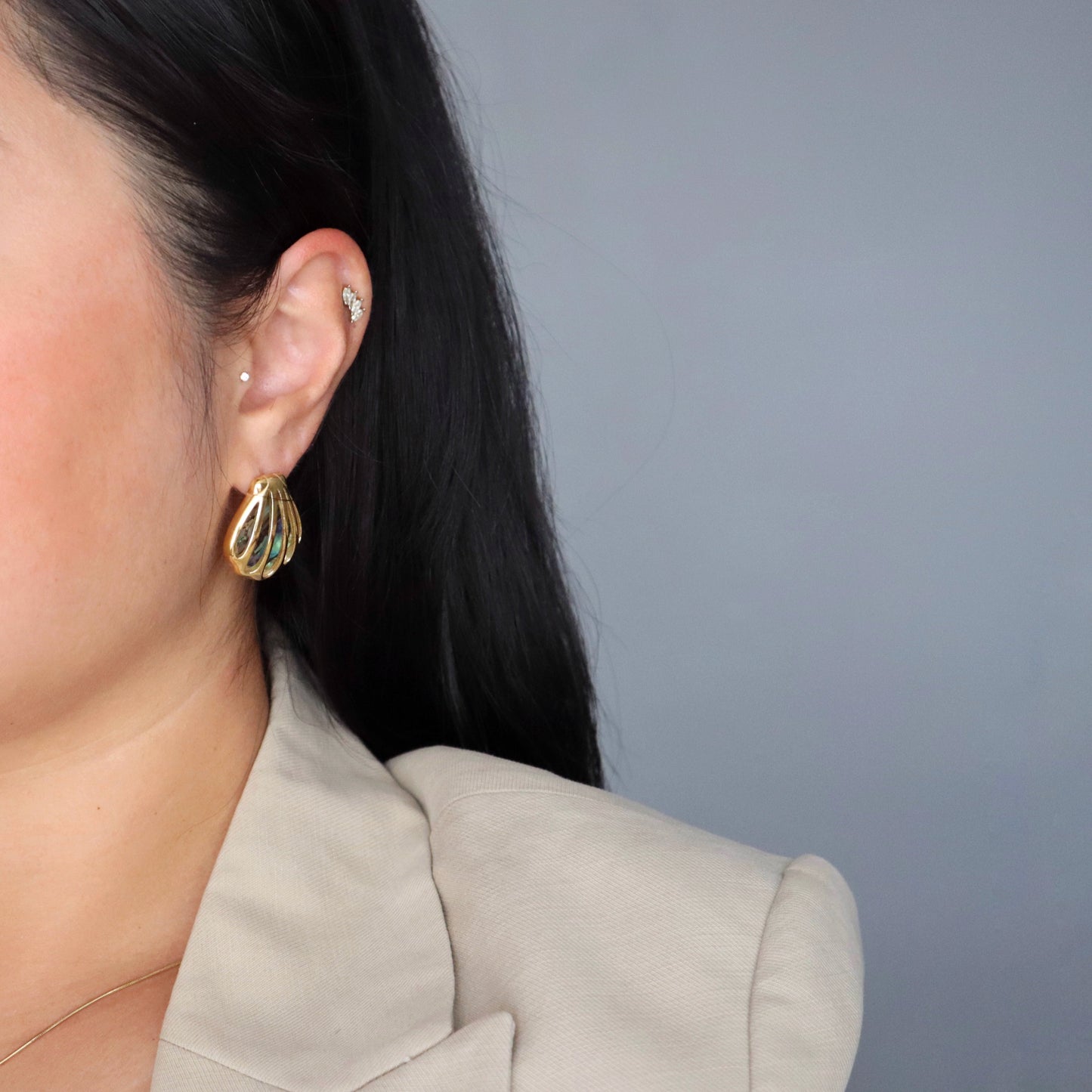 Aurora Seashell Earrings | Coastal Jewelry