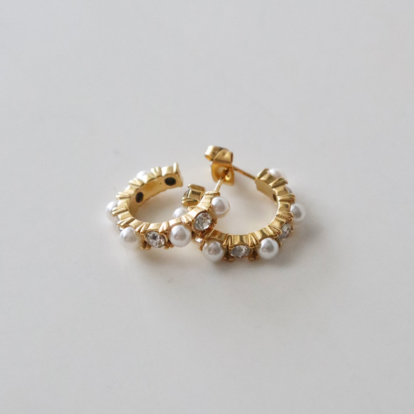 Lani Pearl and CZ Hoops | Lightweight Hoops