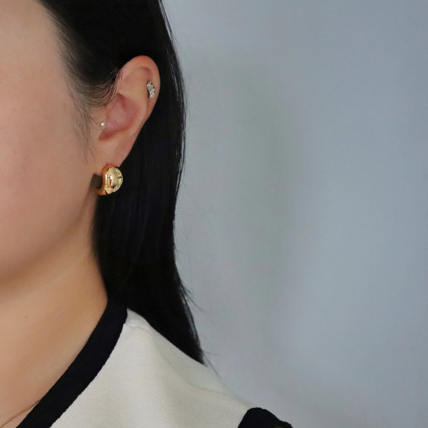 Chloe Hoop Earrings | Chunky Hoop