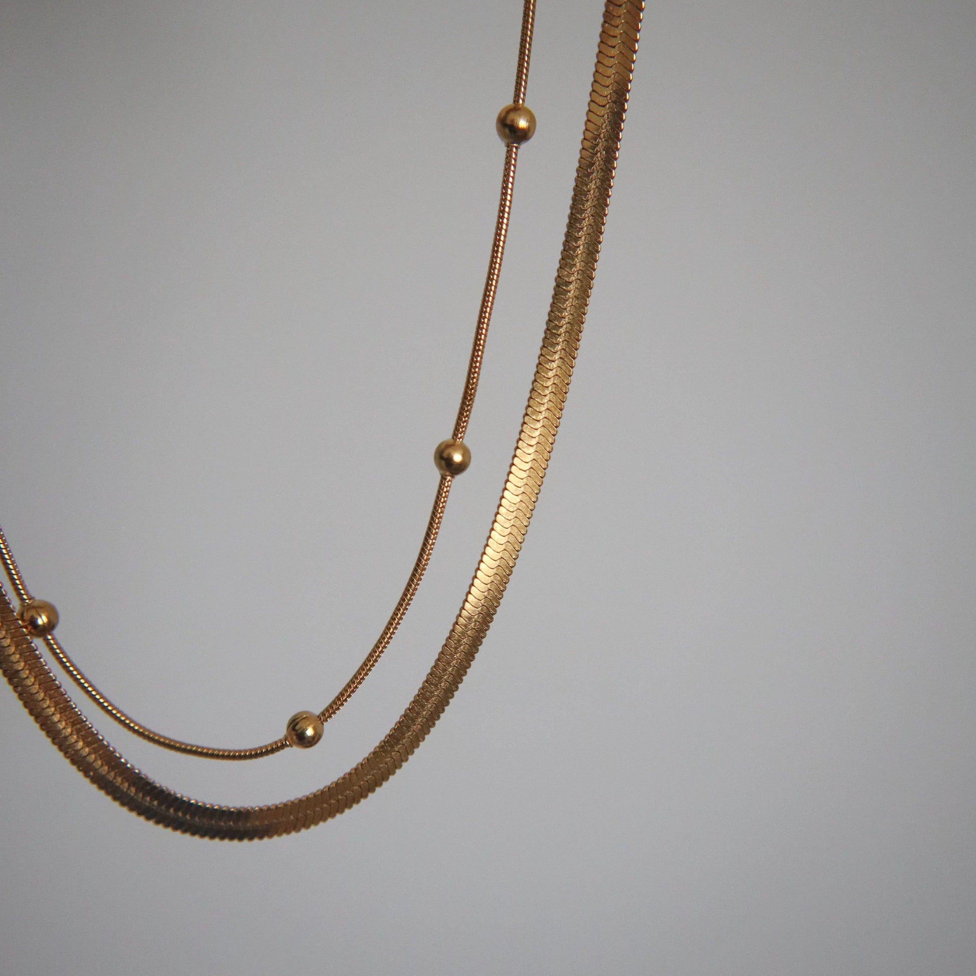 Satellite Choker Necklace - JESSA JEWELRY | GOLD JEWELRY; dainty, affordable gold everyday jewelry. Tarnish free, water-resistant, hypoallergenic. Jewelry for everyday wear