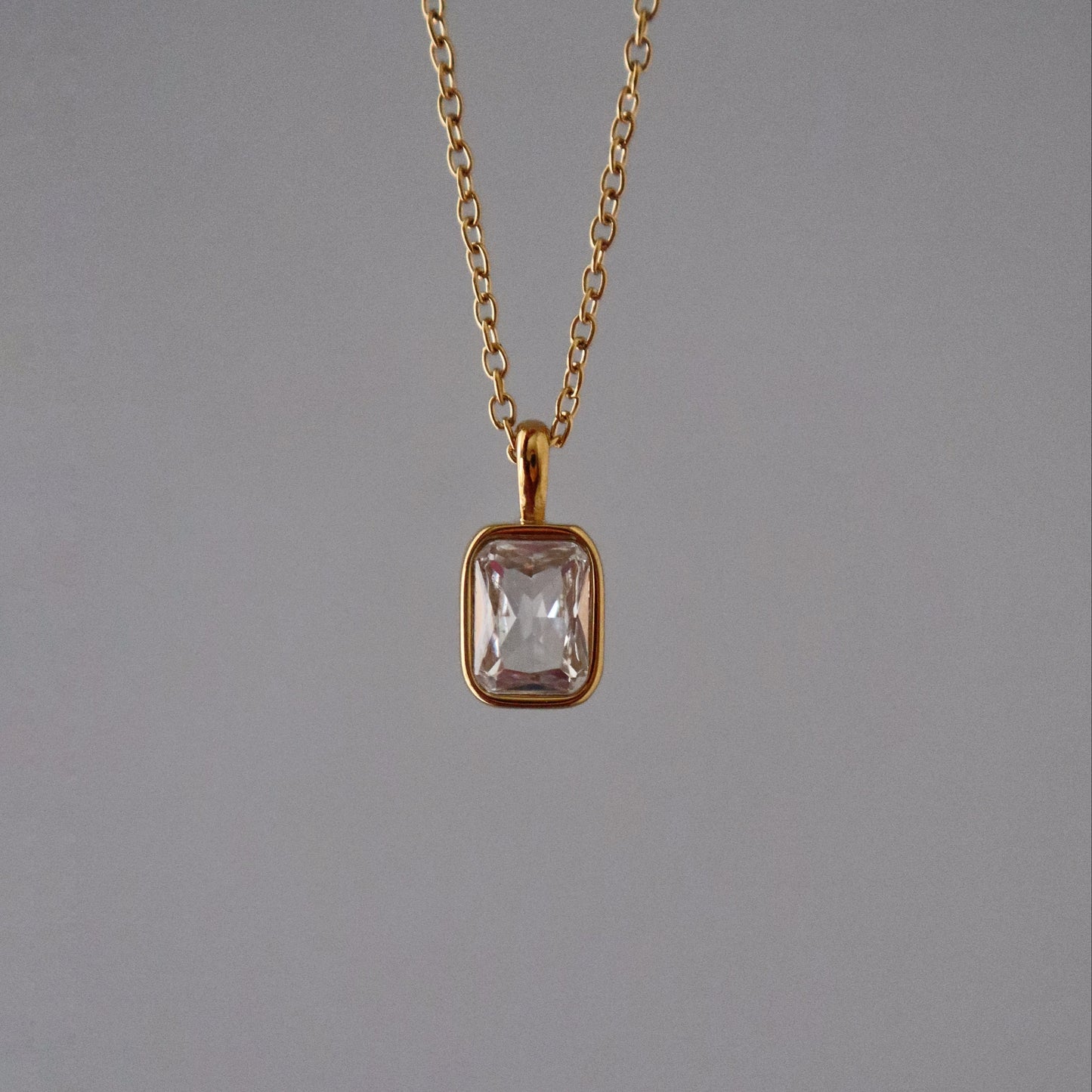 Haven Necklace | CZ Pendant Necklace