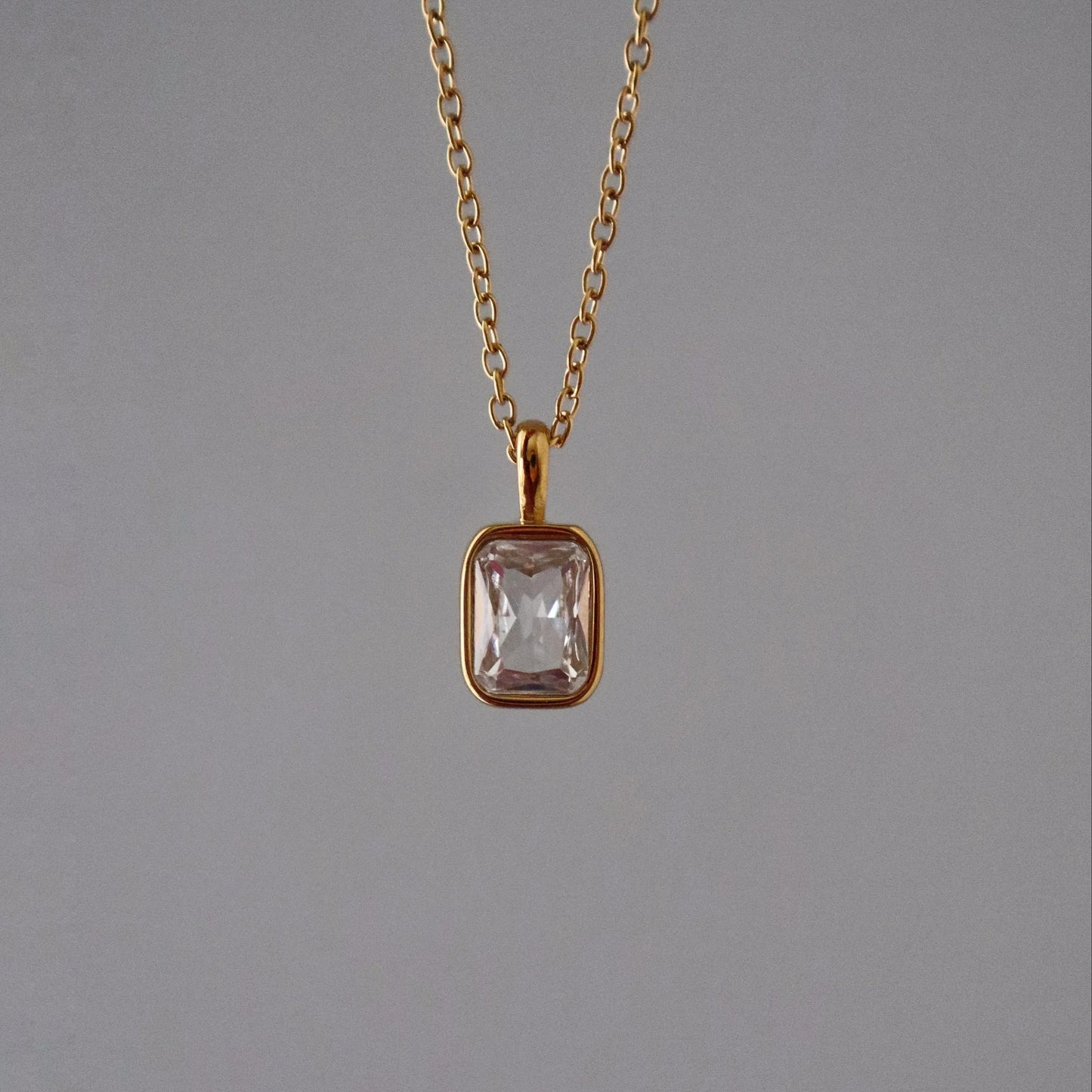 Haven Necklace | CZ Pendant Necklace