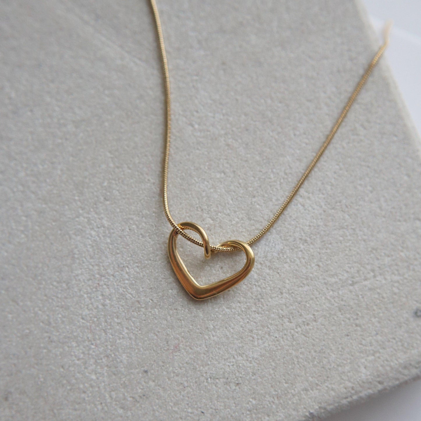 Heart Necklace - JESSA JEWELRY | GOLD JEWELRY; dainty, affordable gold everyday jewelry. Tarnish free, water-resistant, hypoallergenic. Jewelry for everyday wear