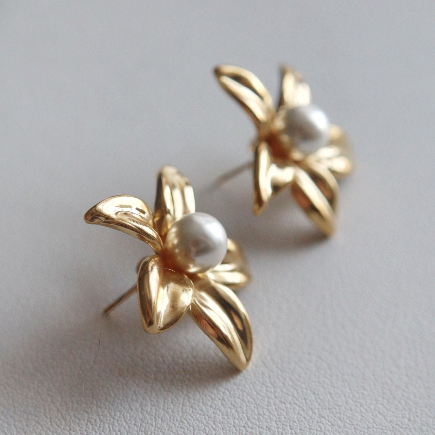 Bloom Earrings - JESSA JEWELRY | GOLD JEWELRY; dainty, affordable gold everyday jewelry. Tarnish free, water-resistant, hypoallergenic. Jewelry for everyday wear