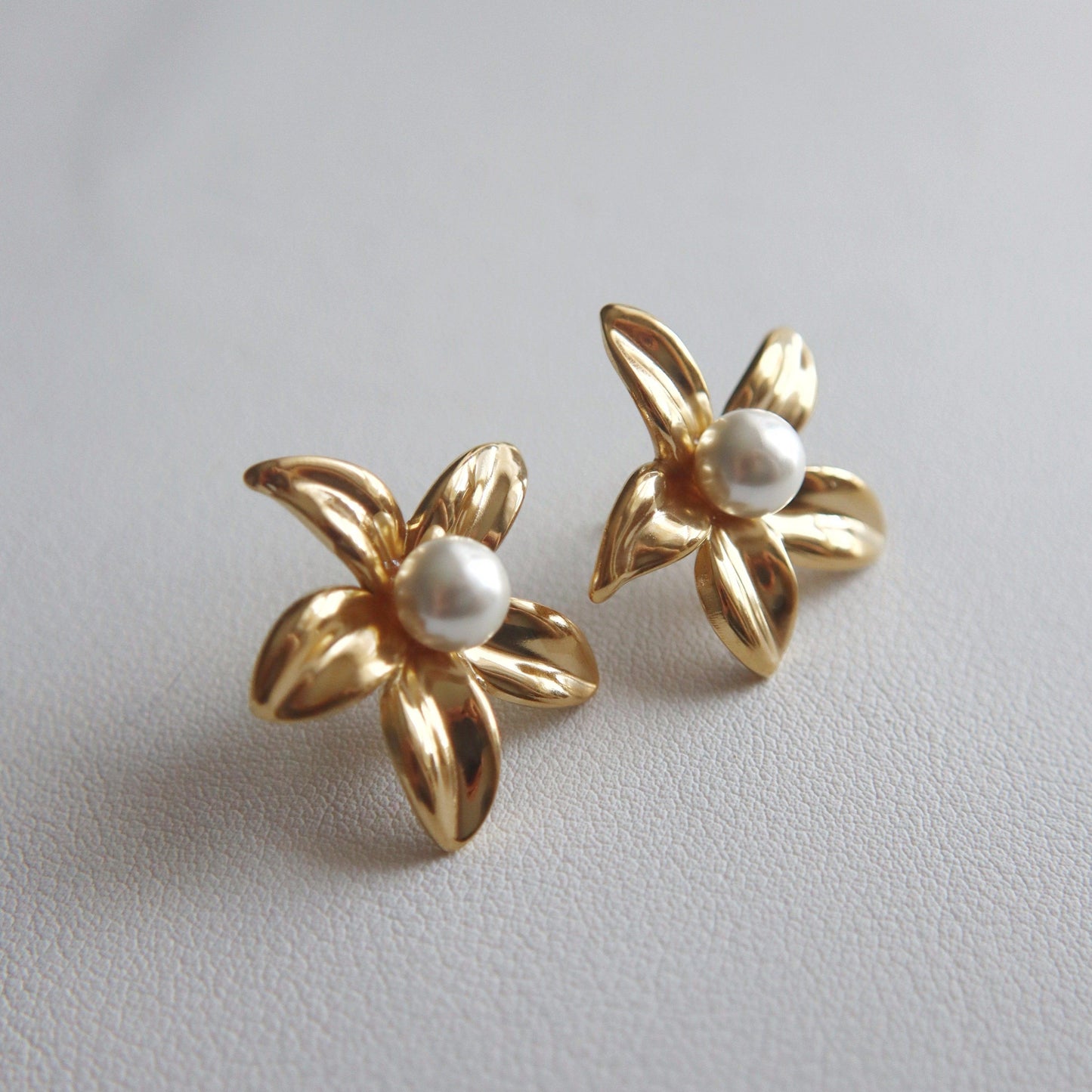 Bloom Earrings - JESSA JEWELRY | GOLD JEWELRY; dainty, affordable gold everyday jewelry. Tarnish free, water-resistant, hypoallergenic. Jewelry for everyday wear