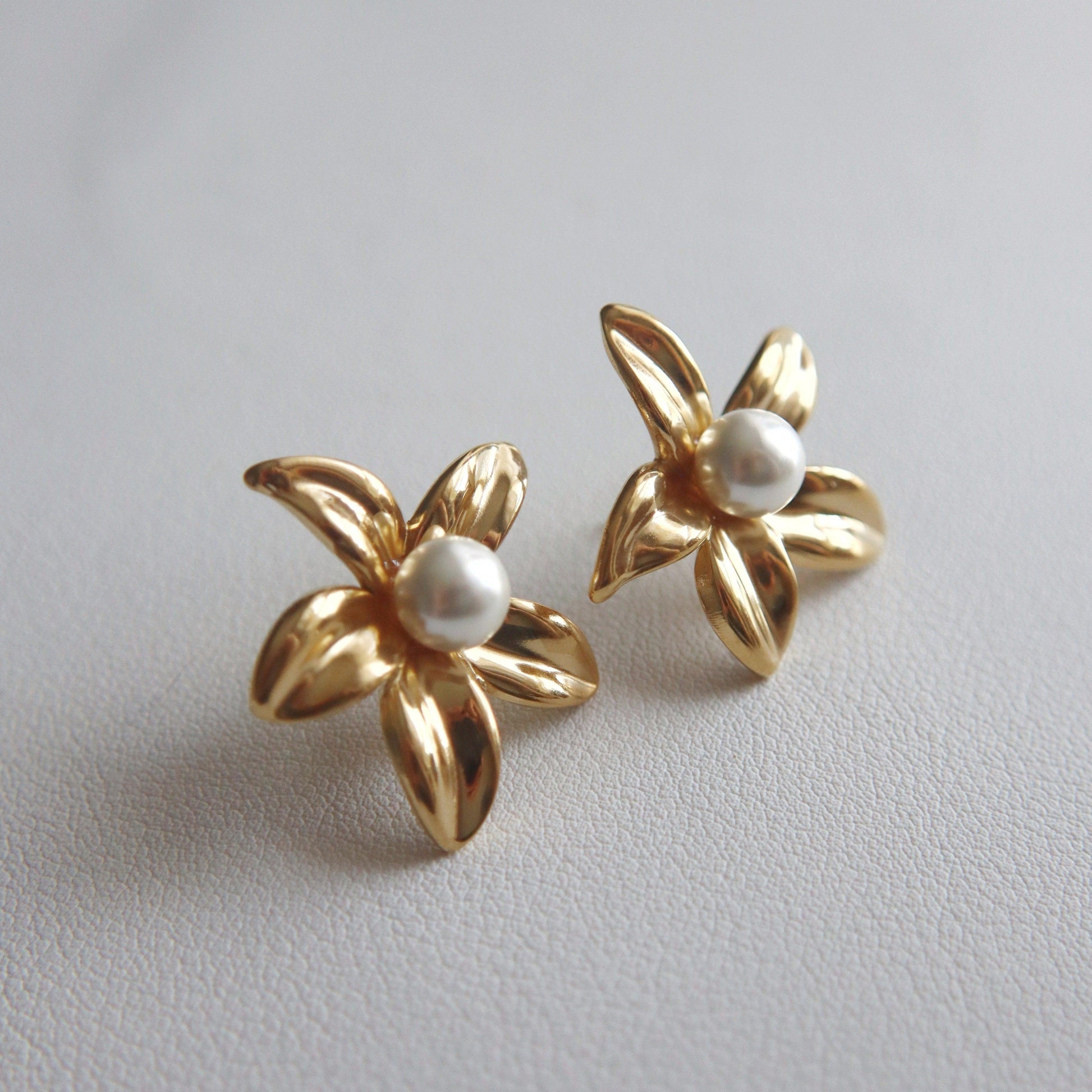 Bloom Earrings - JESSA JEWELRY | GOLD JEWELRY; dainty, affordable gold everyday jewelry. Tarnish free, water-resistant, hypoallergenic. Jewelry for everyday wear