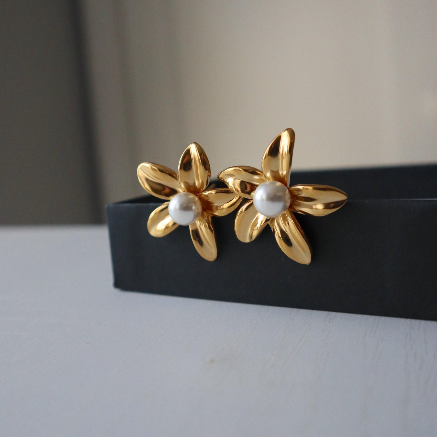 Bloom Earrings - JESSA JEWELRY | GOLD JEWELRY; dainty, affordable gold everyday jewelry. Tarnish free, water-resistant, hypoallergenic. Jewelry for everyday wear