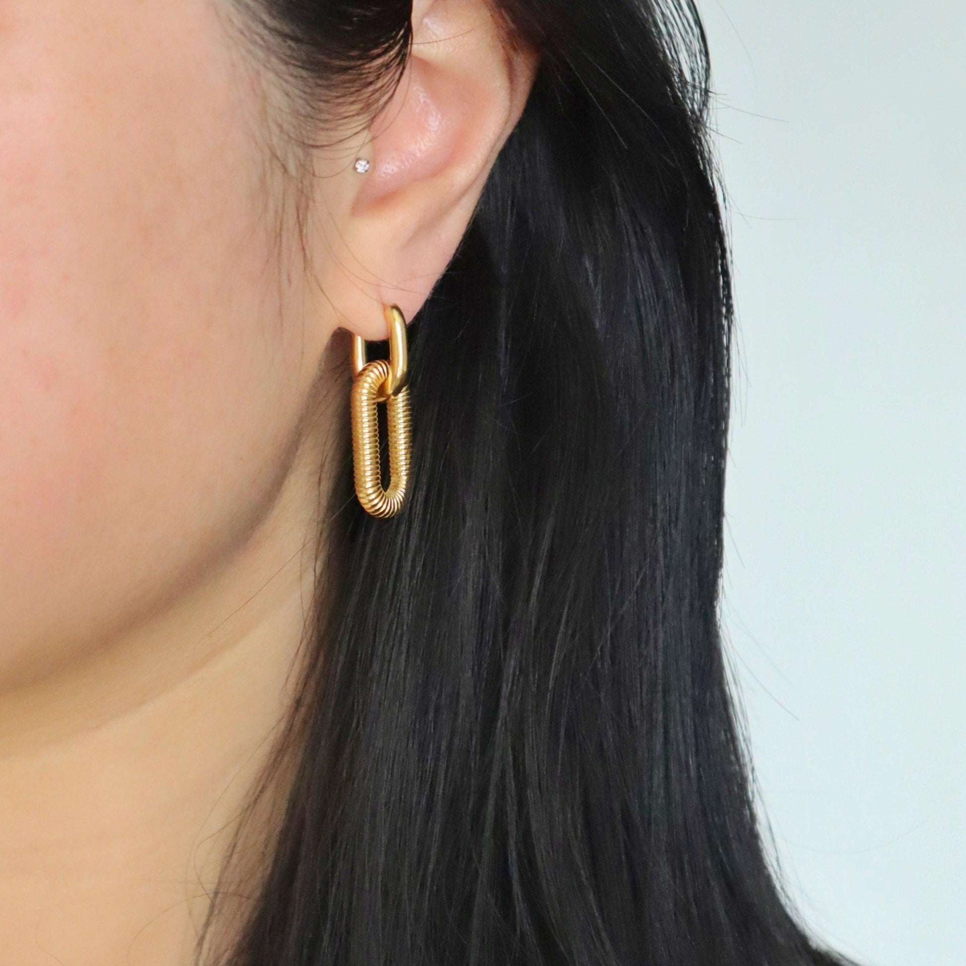 Ivy Drop Earrings | Statement Earrings - JESSA JEWELRY | GOLD JEWELRY; dainty, affordable gold everyday jewelry. Tarnish free, water-resistant, hypoallergenic. Jewelry for everyday wear