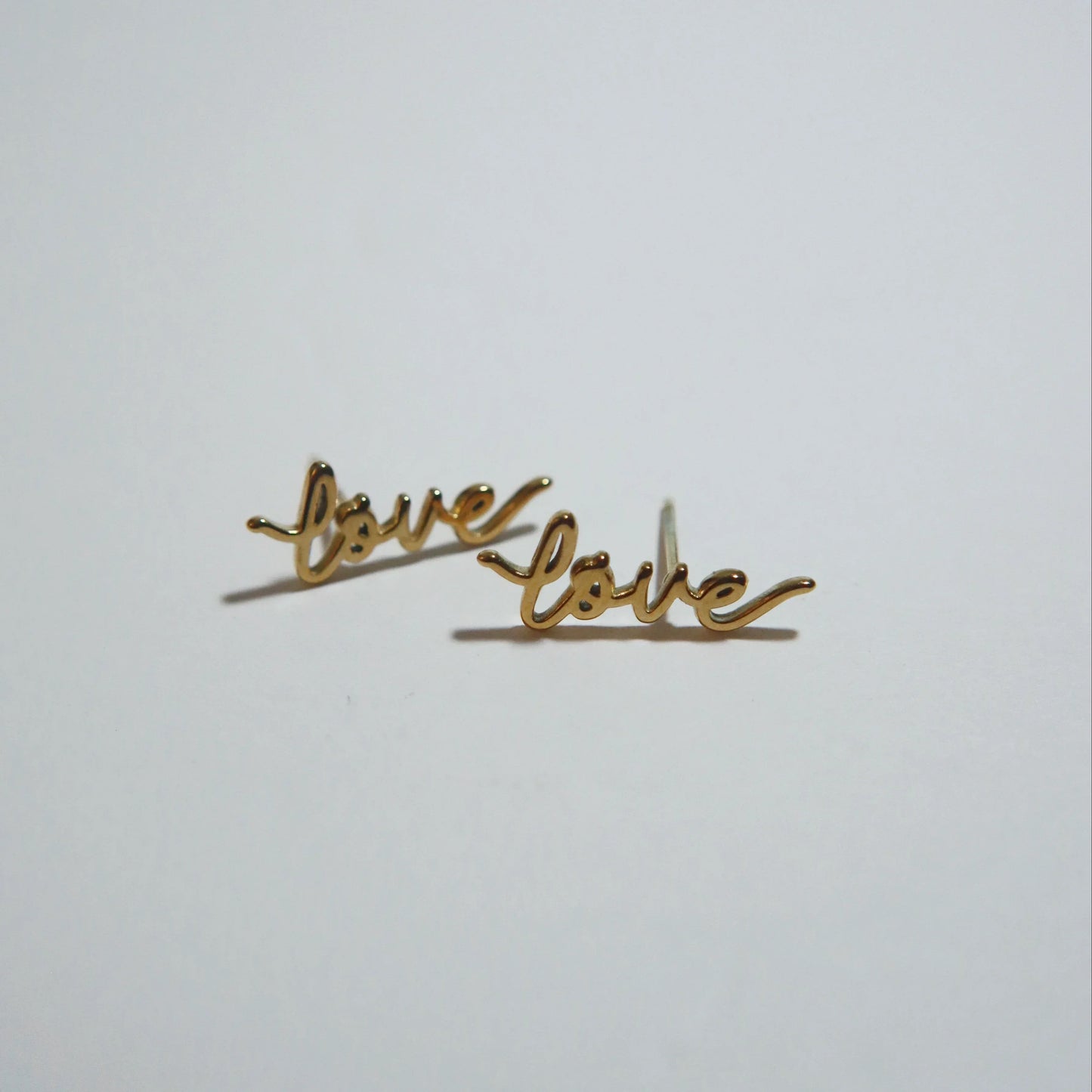 Dainty Love Stud Earrings