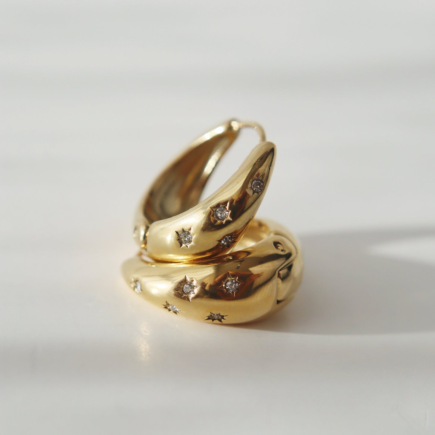 Starstruck Hoops | Everyday Gold Hoop Earrings