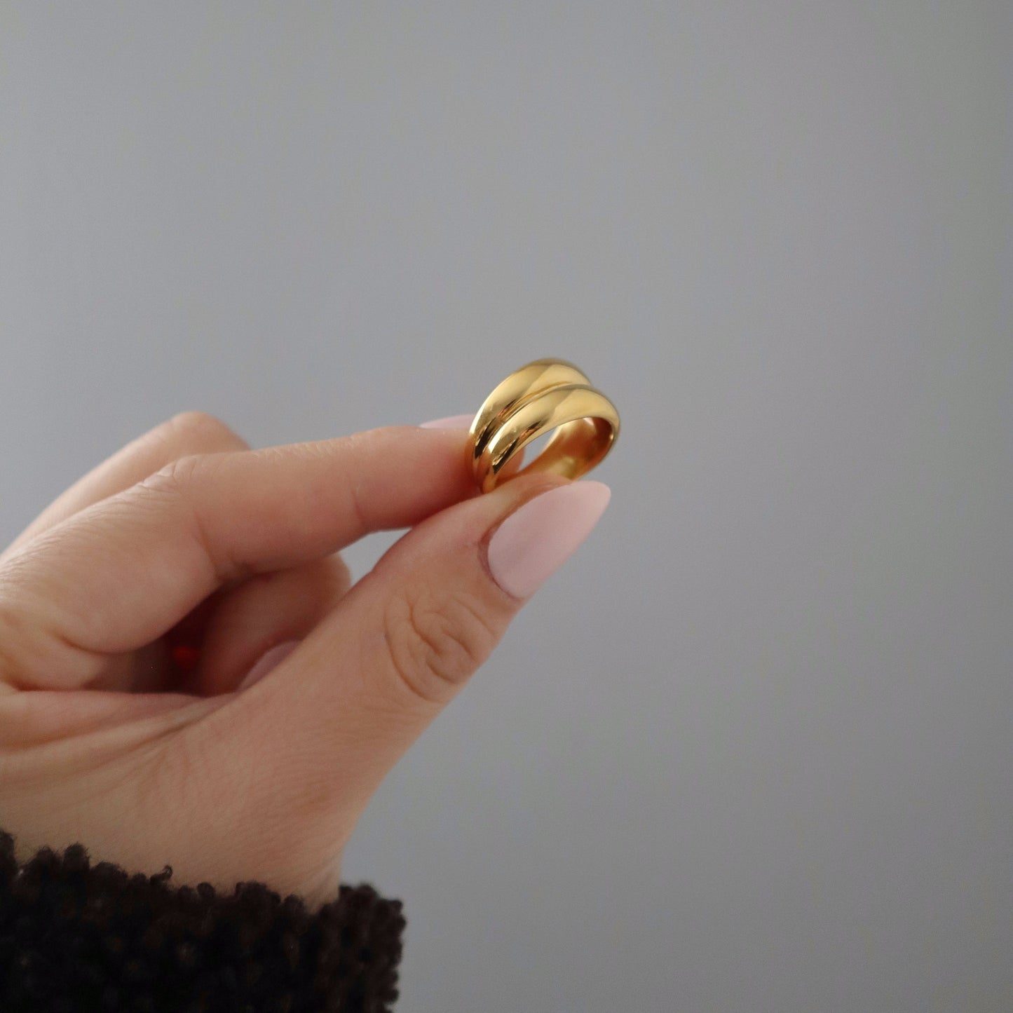 Double Band Chunky Ring