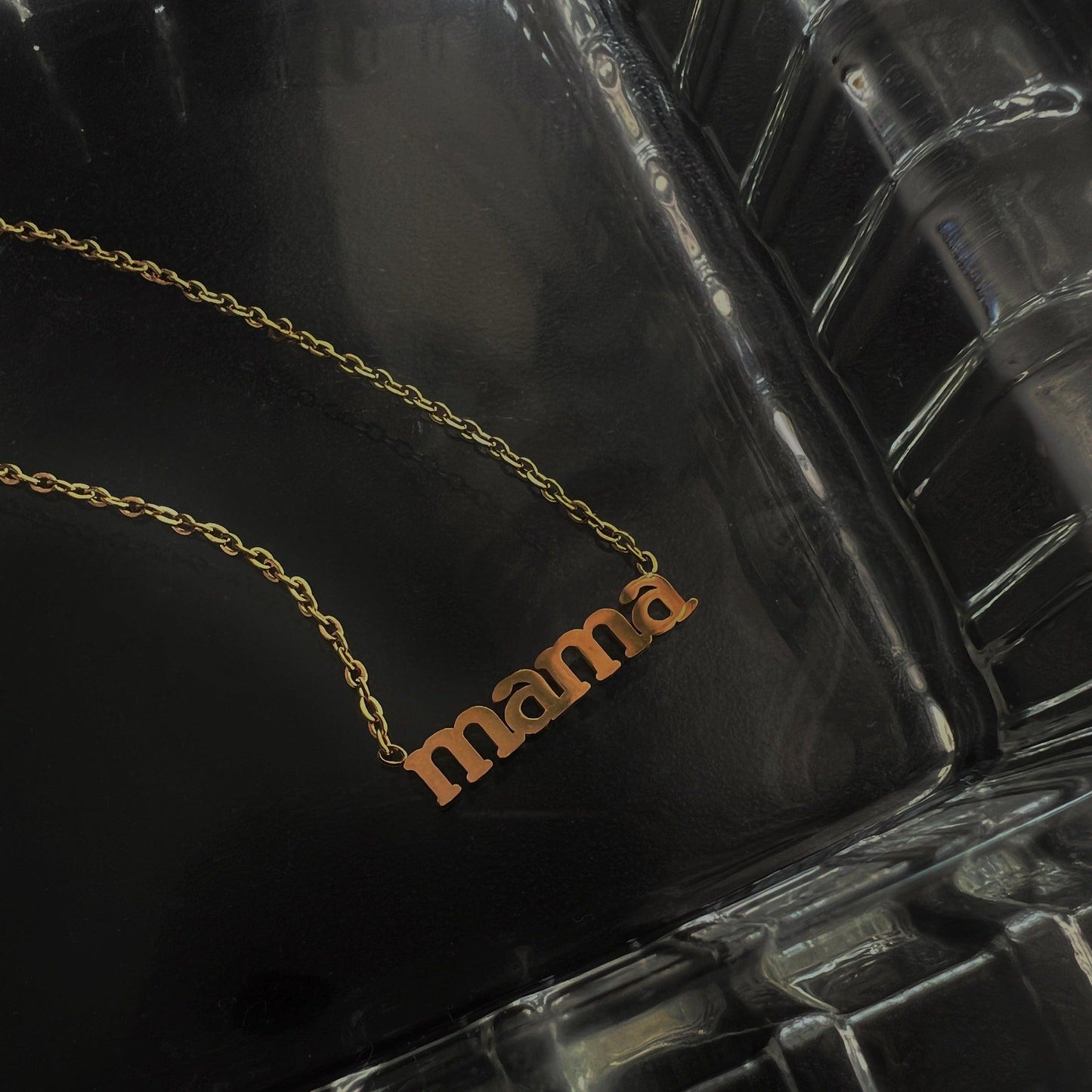 mama Necklace - JESSA JEWELRY | GOLD JEWELRY; dainty, affordable gold everyday jewelry. Tarnish free, water-resistant, hypoallergenic. Jewelry for everyday wear