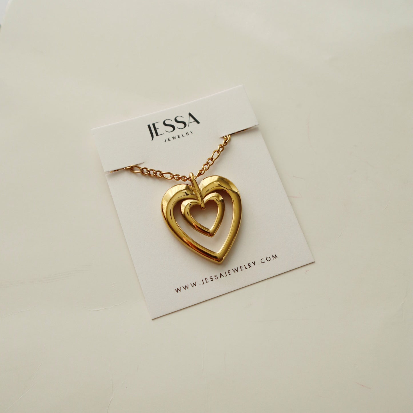 Statement Heart Pendant Necklace