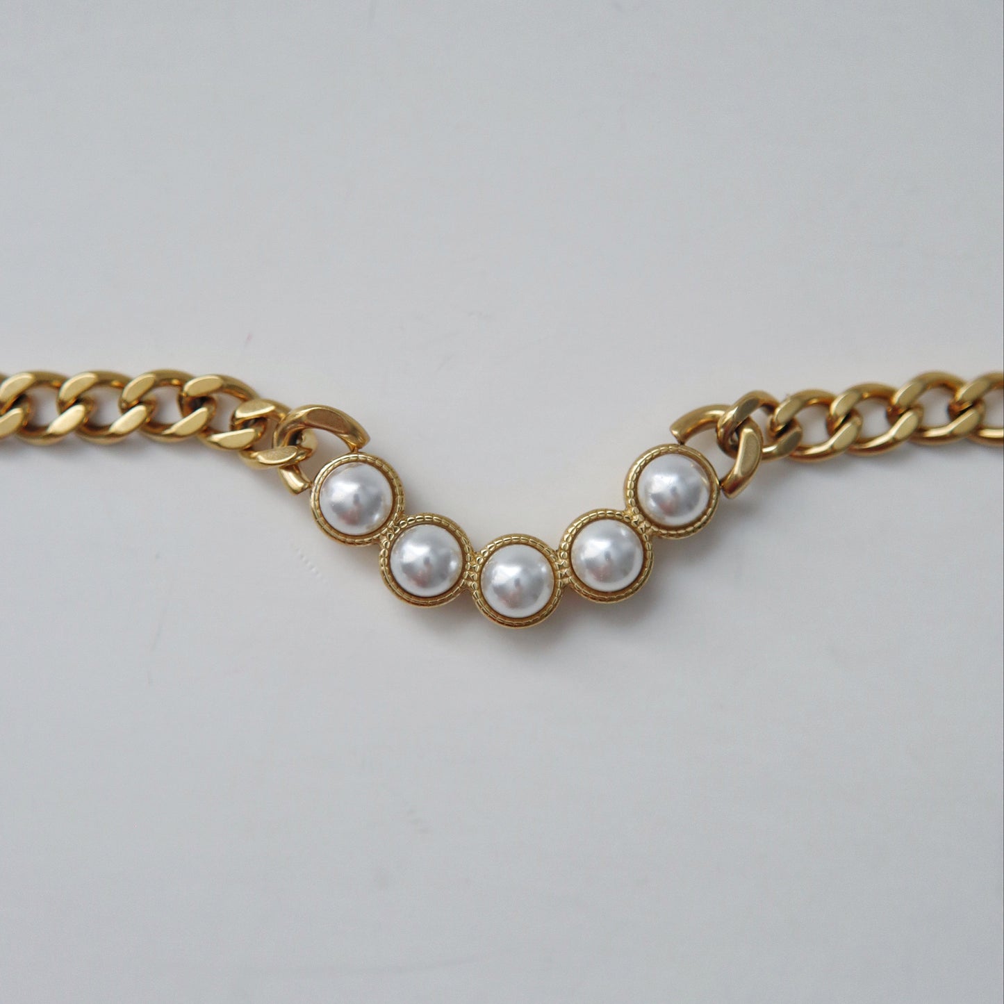 Delphine Pearl Necklace | Cuban Necklace