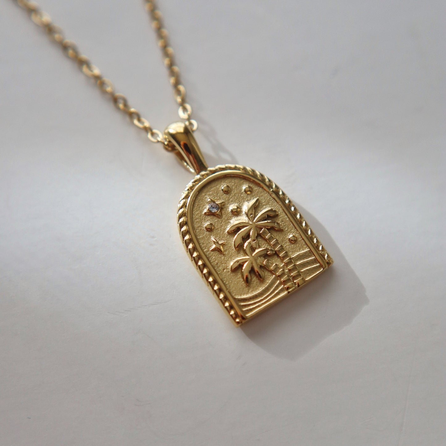 Palm Tree Necklace | Pendant Necklace