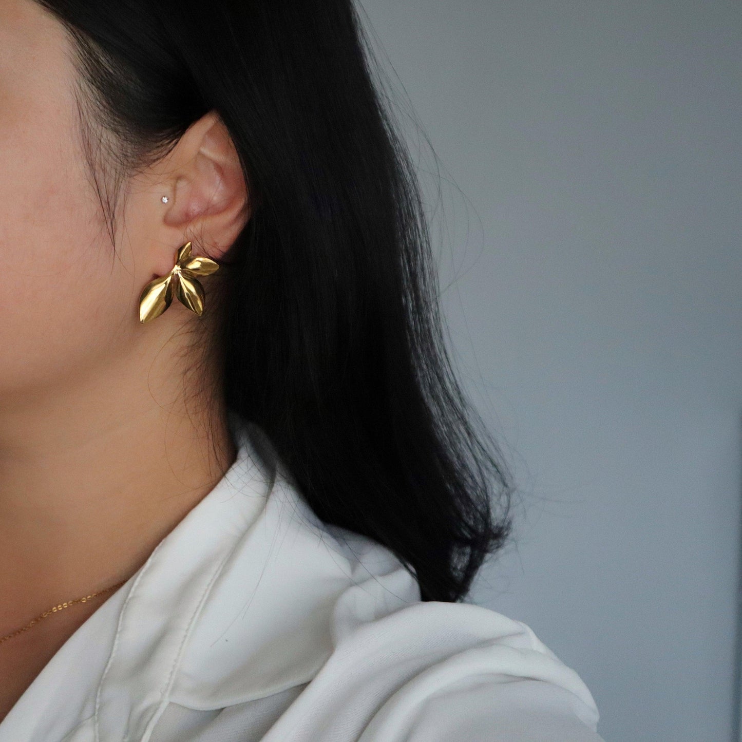 Willa Earrings - JESSA JEWELRY | GOLD JEWELRY; dainty, affordable gold everyday jewelry. Tarnish free, water-resistant, hypoallergenic. Jewelry for everyday wear