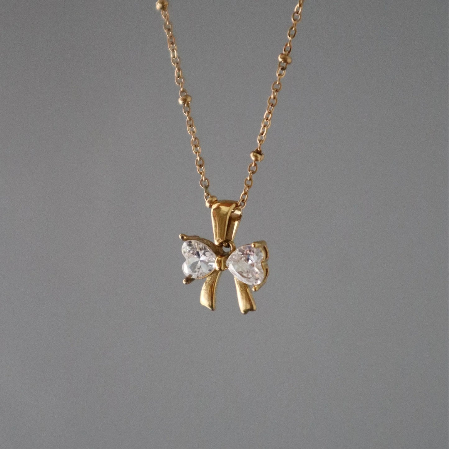 Beloved Bow Necklace