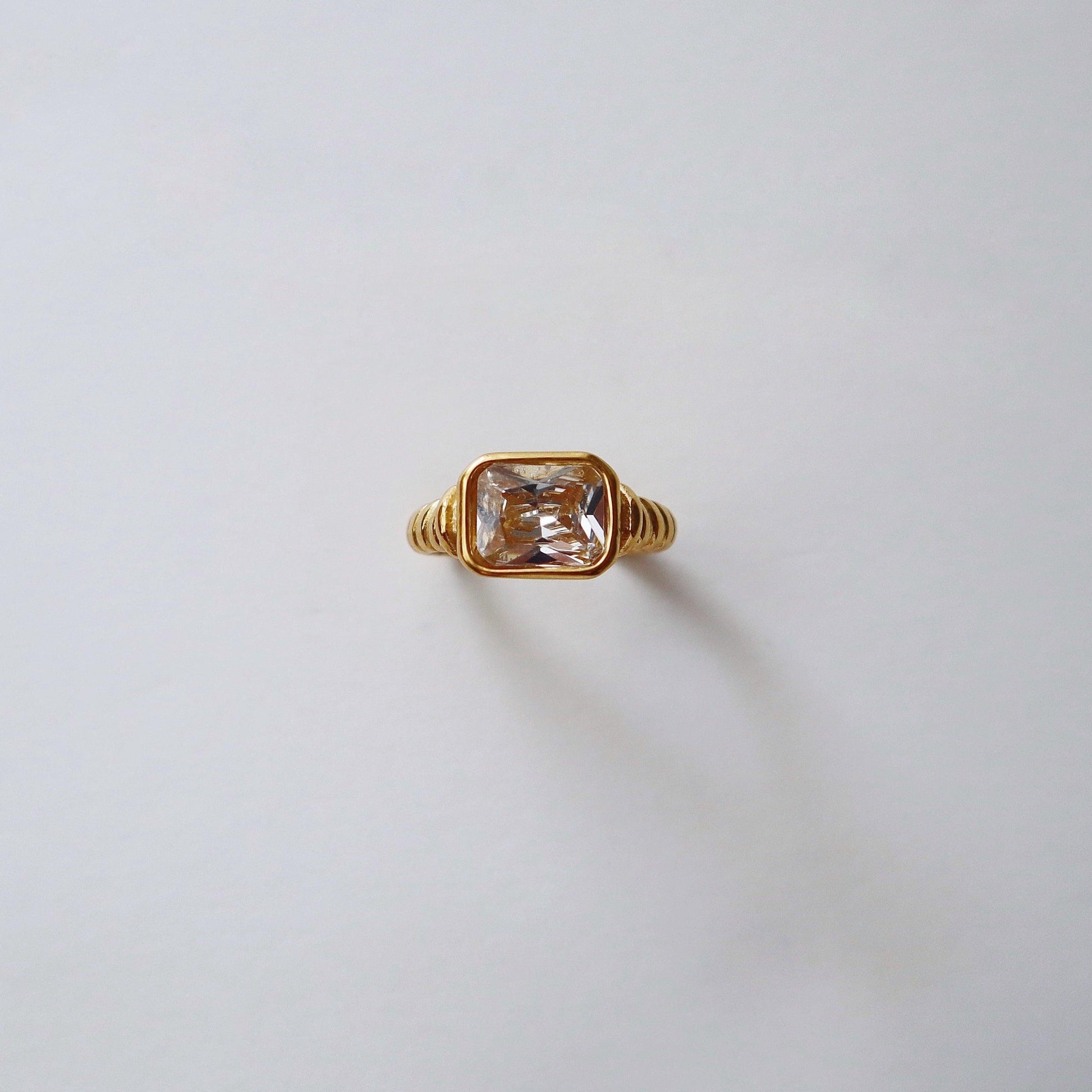 Waverly Ring | Statement Ring - JESSA JEWELRY | GOLD JEWELRY; dainty, affordable gold everyday jewelry. Tarnish free, water-resistant, hypoallergenic. Jewelry for everyday wear