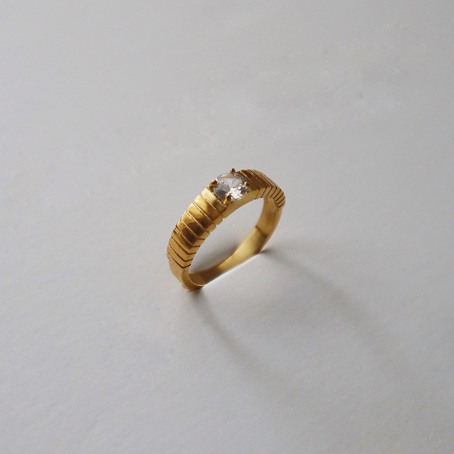 Ashlyn Ring | CZ Chunky Ring - JESSA JEWELRY | GOLD JEWELRY; dainty, affordable gold everyday jewelry. Tarnish free, water-resistant, hypoallergenic. Jewelry for everyday wear