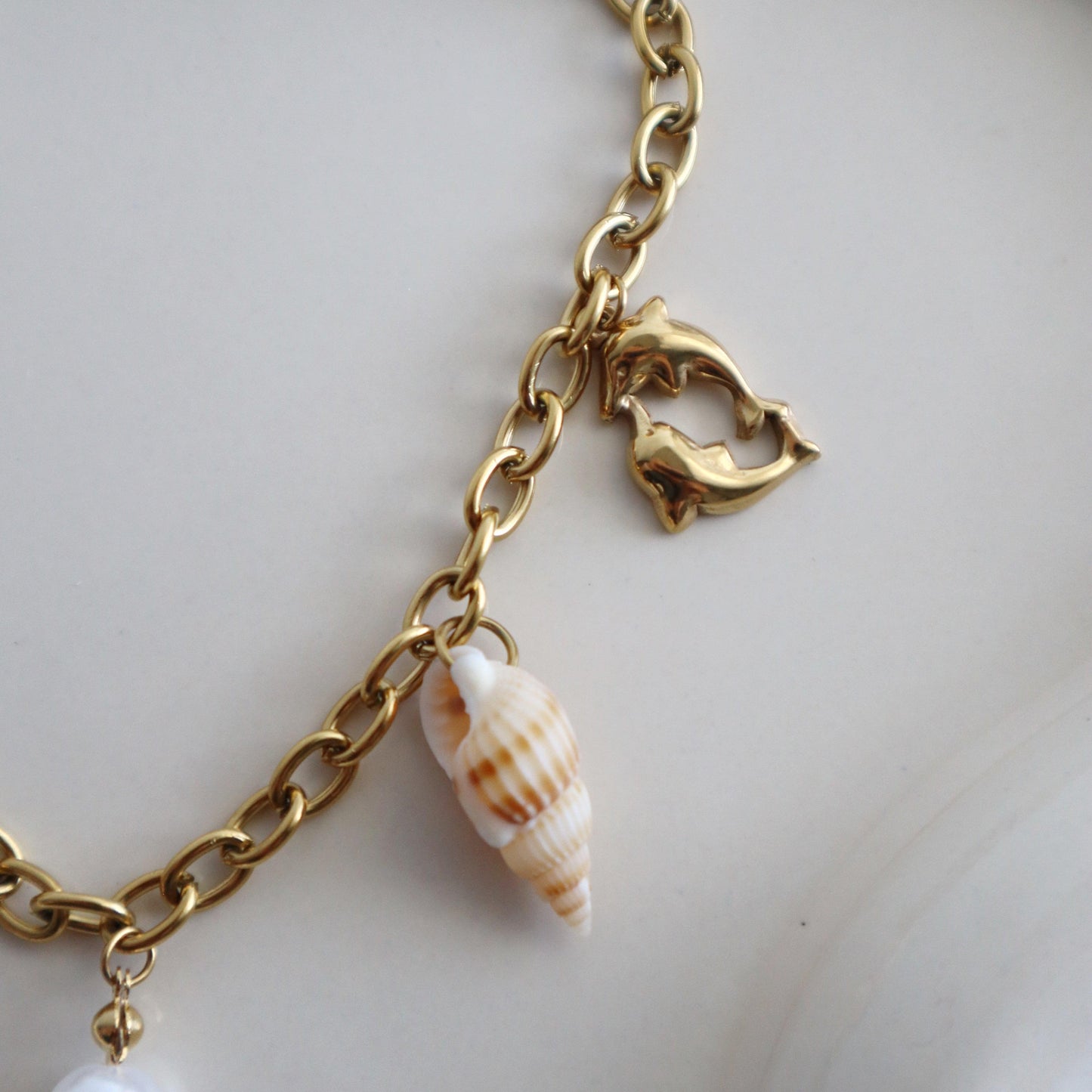 Coastal Beach Charm Necklace