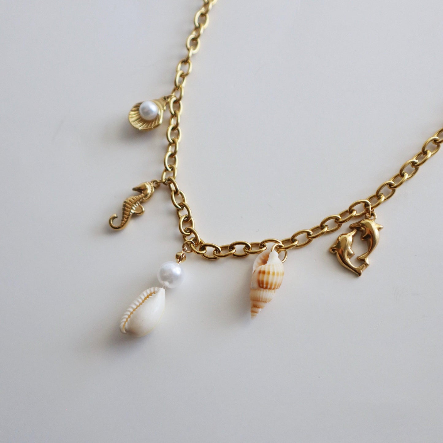 Coastal Beach Charm Necklace