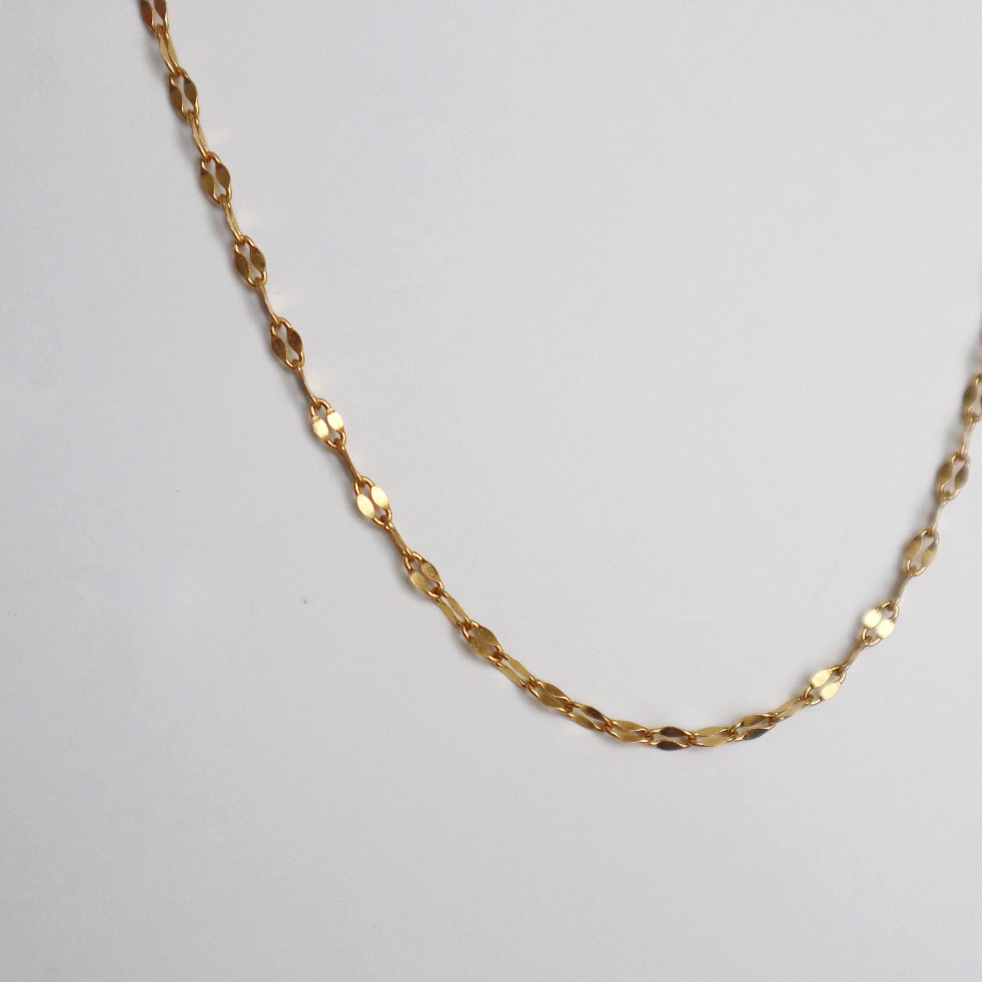Lilia Chain | Dainty Everyday Chain - JESSA JEWELRY | GOLD JEWELRY; dainty, affordable gold everyday jewelry. Tarnish free, water-resistant, hypoallergenic. Jewelry for everyday wear