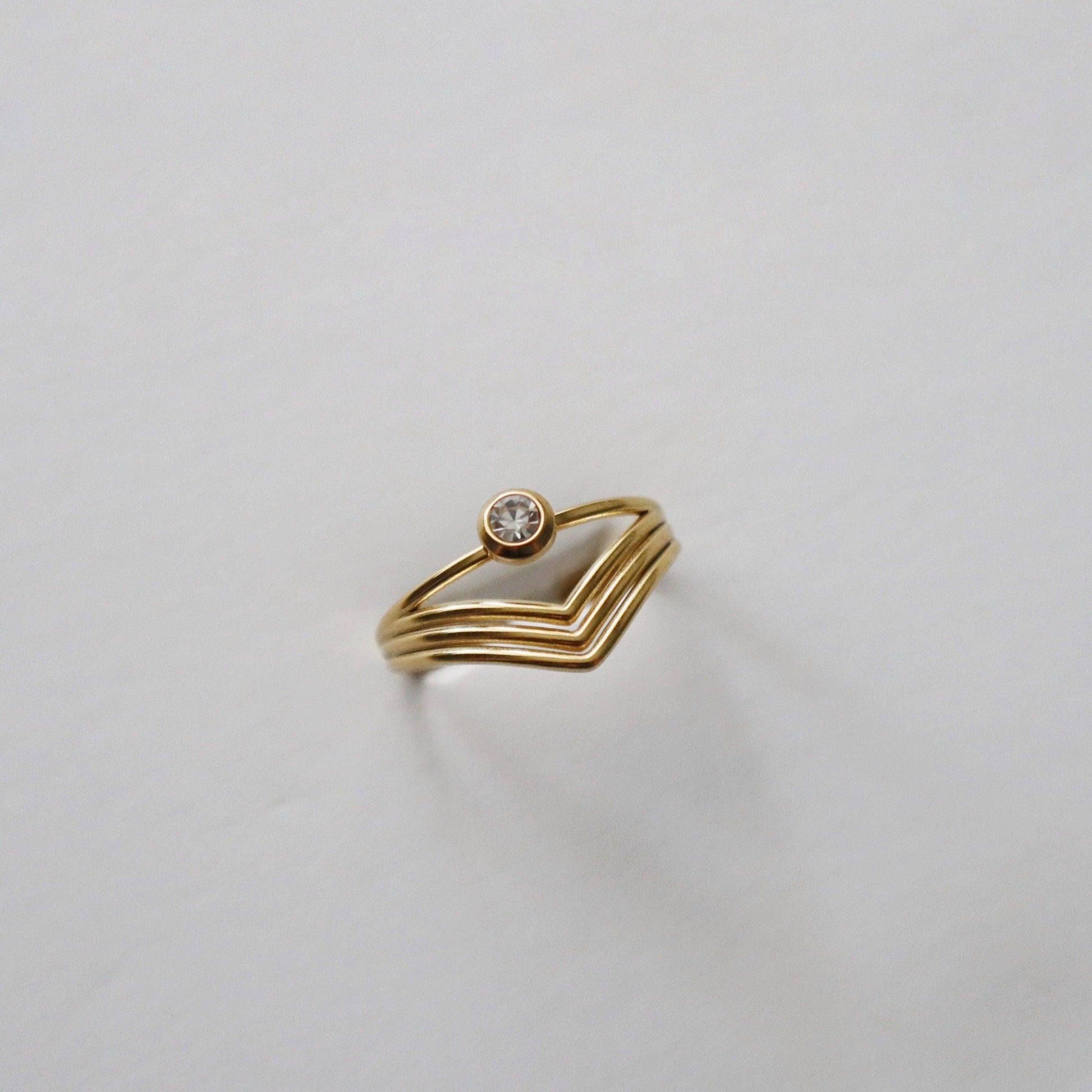 Vera Ring | Adjustable Ring - JESSA JEWELRY | GOLD JEWELRY; dainty, affordable gold everyday jewelry. Tarnish free, water-resistant, hypoallergenic. Jewelry for everyday wear