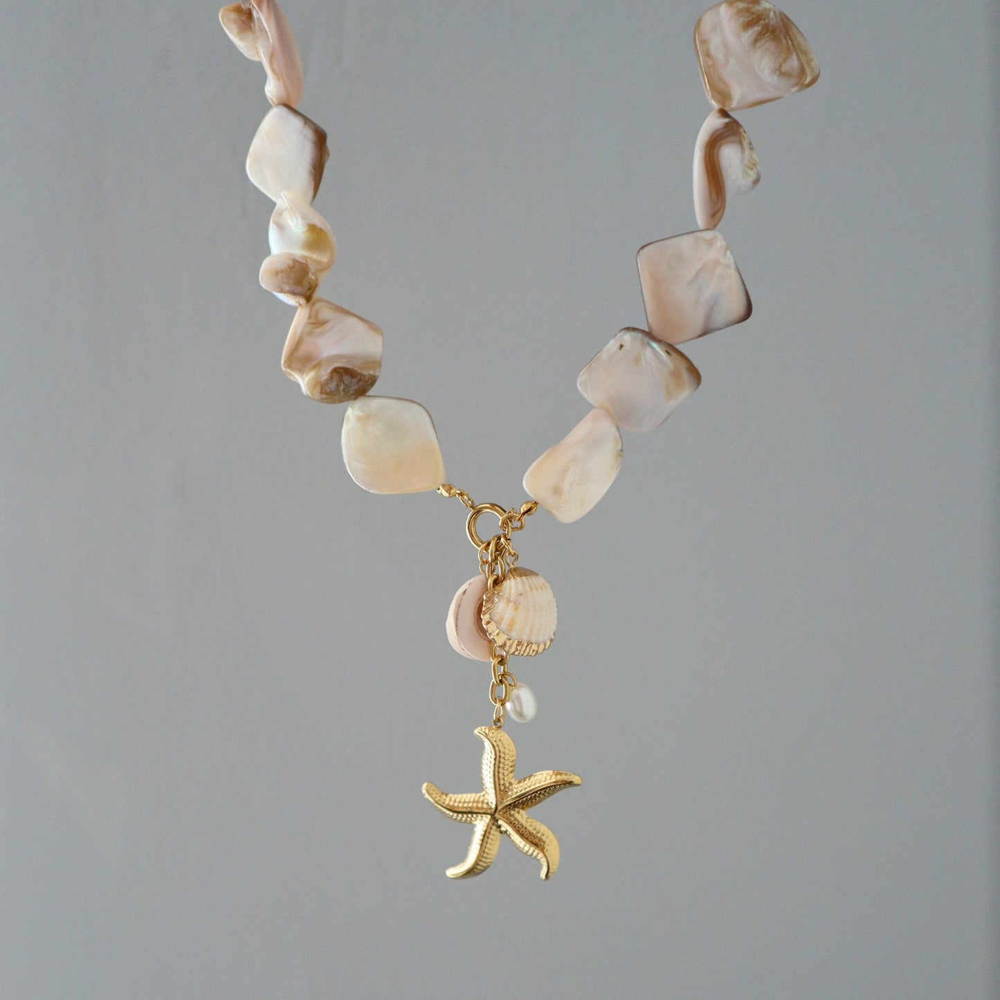 Seaside Shell Necklace | Statement Necklace
