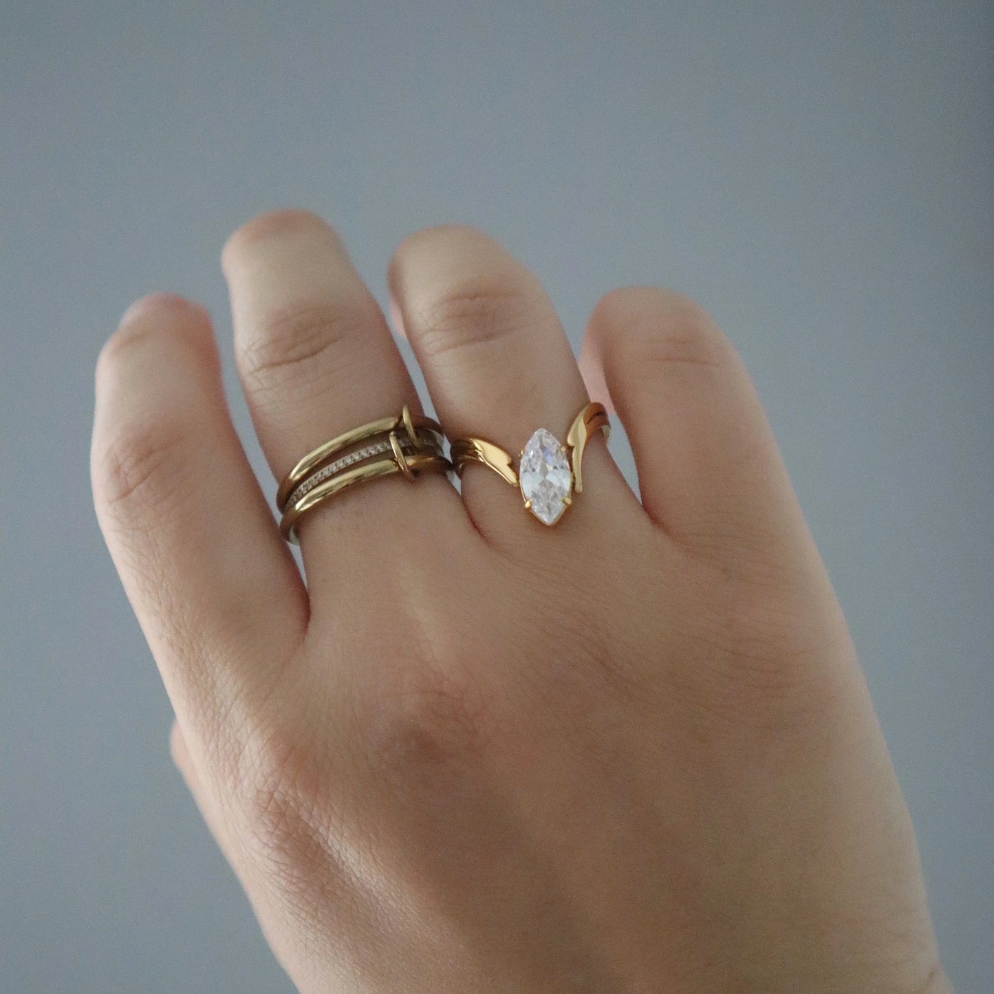 Elena Ring | V Marquise Ring