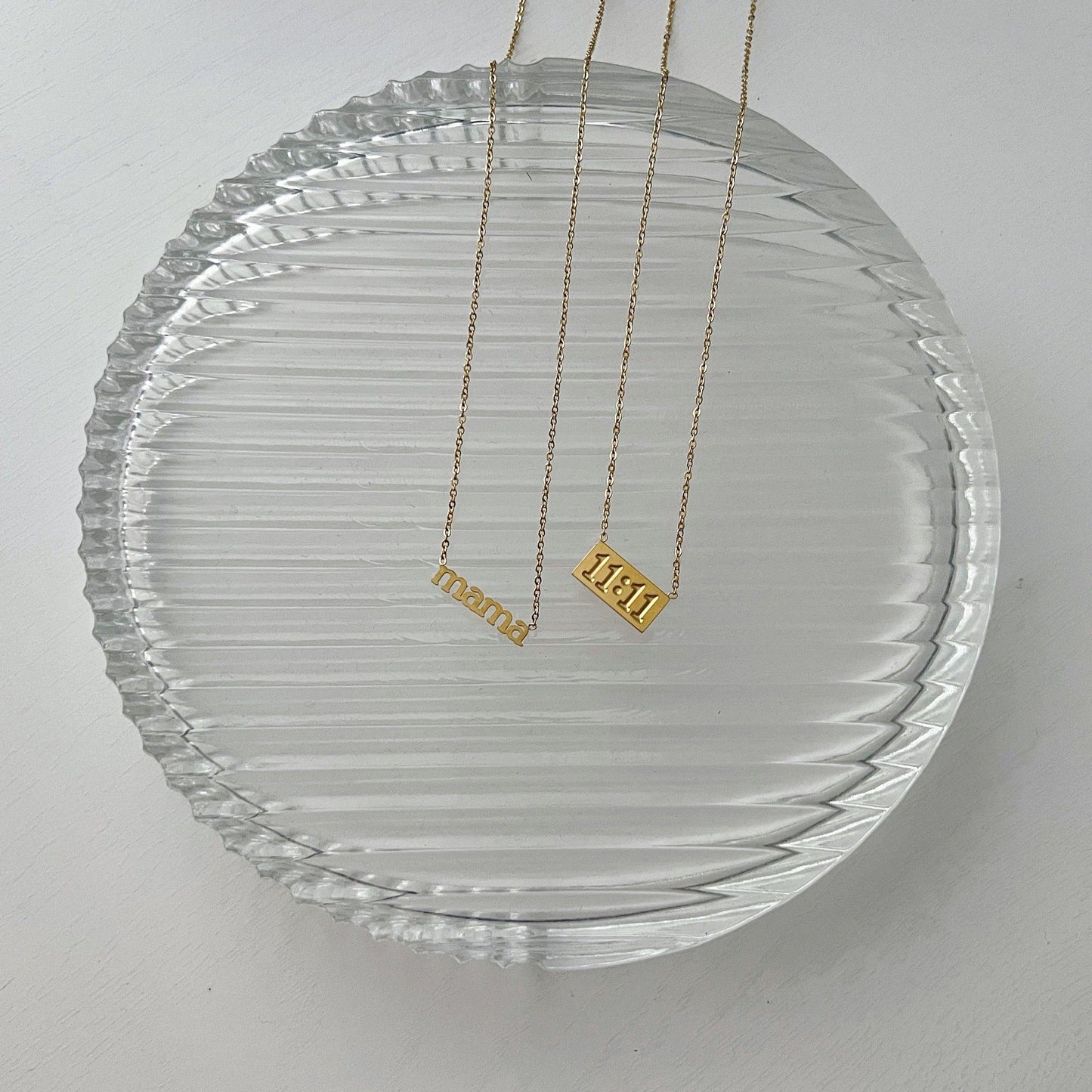 11:11 Necklace | Pendant Necklace - JESSA JEWELRY | GOLD JEWELRY; dainty, affordable gold everyday jewelry. Tarnish free, water-resistant, hypoallergenic. Jewelry for everyday wear