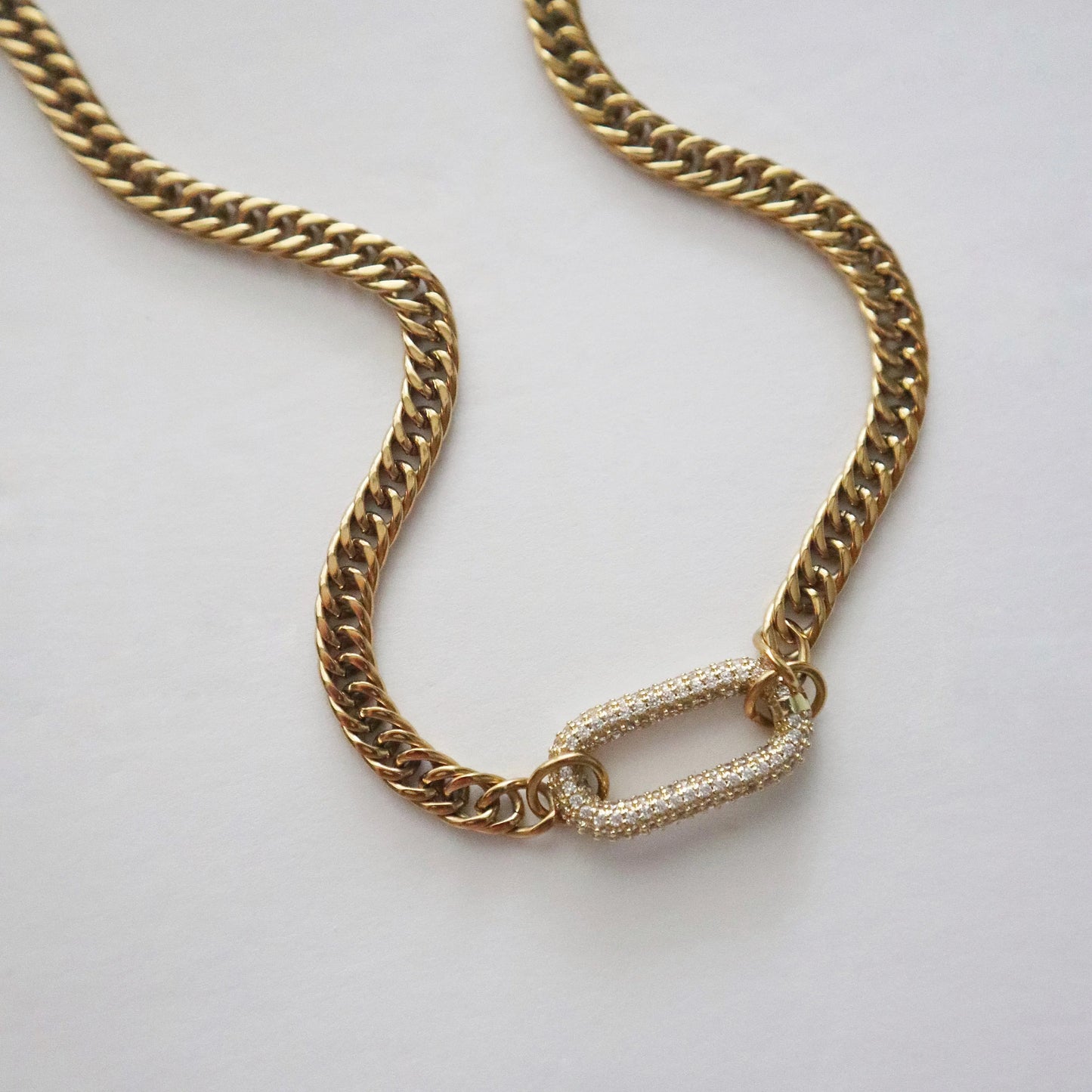 Blake Pave Link Chain Choker