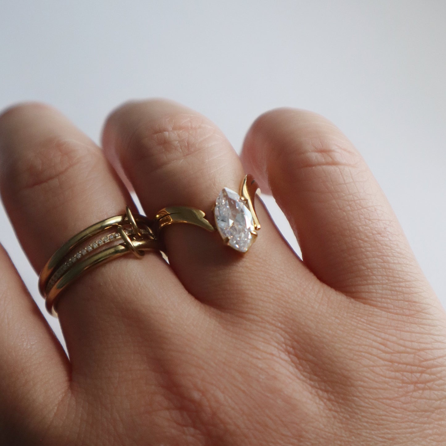 Elena Ring | V Marquise Ring