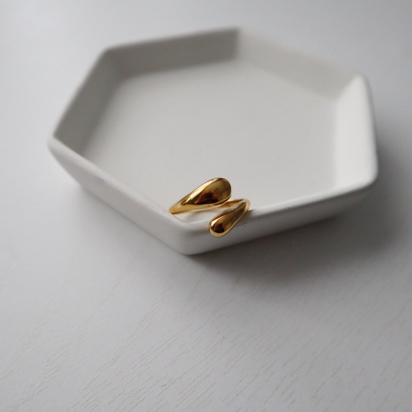 Wrap Ring | Adjustable Ring - JESSA JEWELRY | GOLD JEWELRY; dainty, affordable gold everyday jewelry. Tarnish free, water-resistant, hypoallergenic. Jewelry for everyday wear