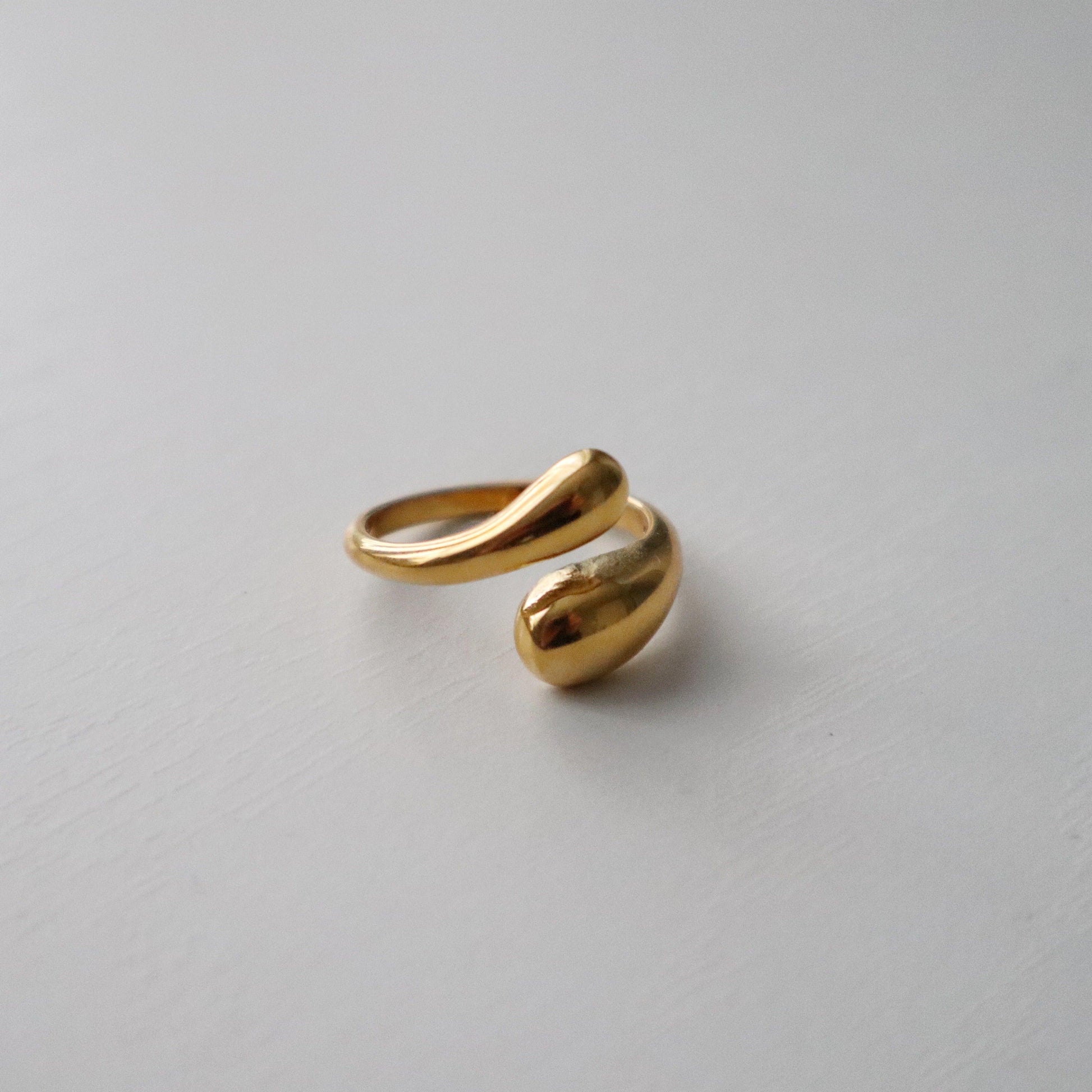 Wrap Ring | Adjustable Ring - JESSA JEWELRY | GOLD JEWELRY; dainty, affordable gold everyday jewelry. Tarnish free, water-resistant, hypoallergenic. Jewelry for everyday wear