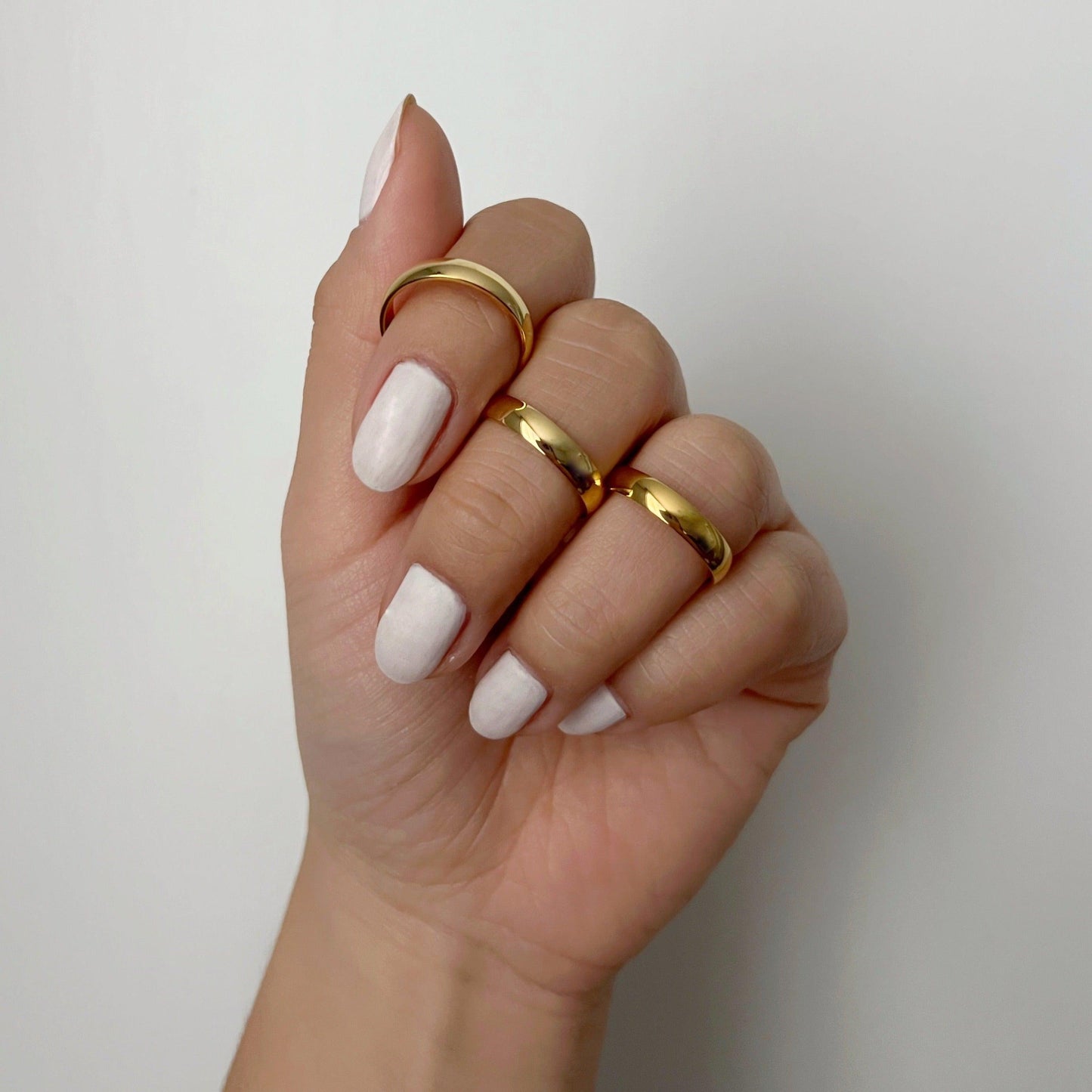 Classic Gold Band | Dainty Stacking Ring - JESSA JEWELRY | GOLD JEWELRY; dainty, affordable gold everyday jewelry. Tarnish free, water-resistant, hypoallergenic. Jewelry for everyday wear