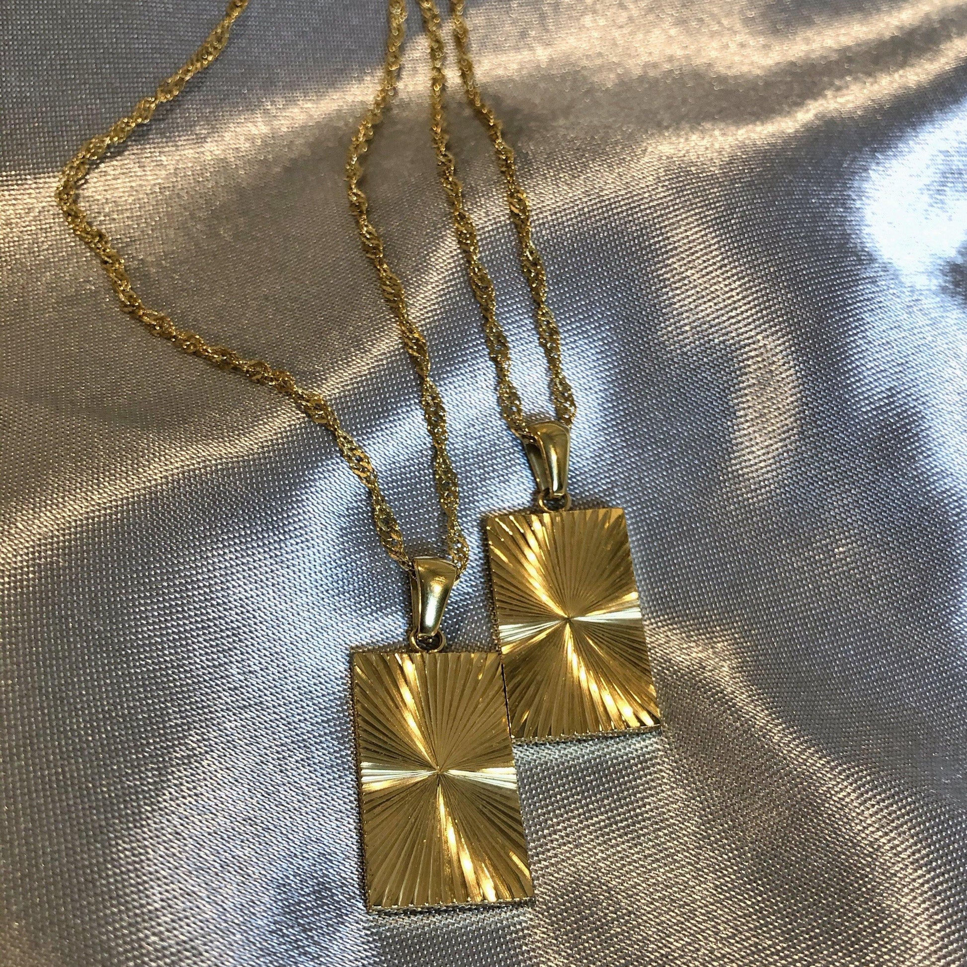 Celeste Necklace | Pendant Necklace - JESSA JEWELRY | GOLD JEWELRY; dainty, affordable gold everyday jewelry. Tarnish free, water-resistant, hypoallergenic. Jewelry for everyday wear