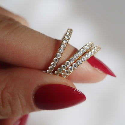 Forever CZ Band Ring