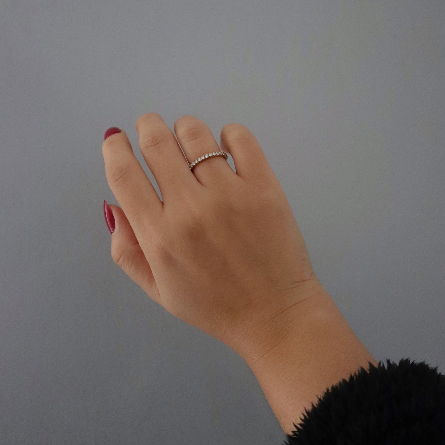 Forever CZ Band Ring