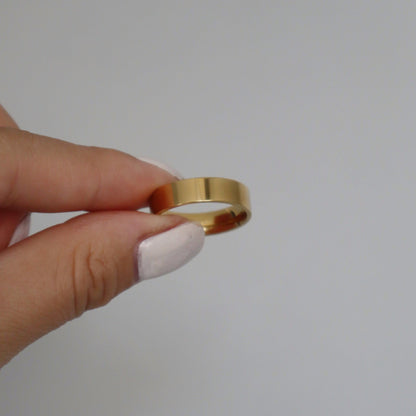 Cigar Ring - JESSA JEWELRY | GOLD JEWELRY; dainty, affordable gold everyday jewelry. Tarnish free, water-resistant, hypoallergenic. Jewelry for everyday wear