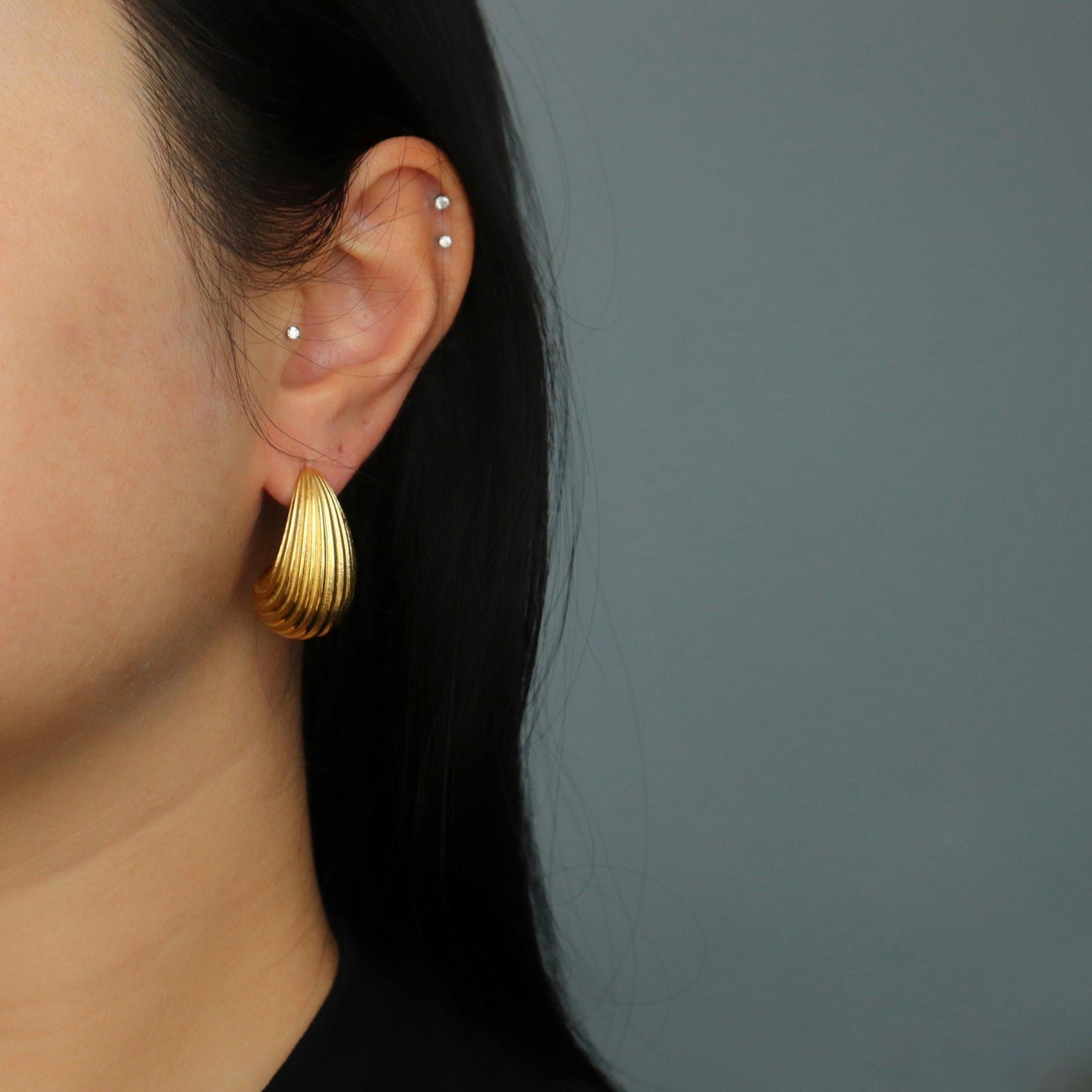 XL Drop Earrings - JESSA JEWELRY | GOLD JEWELRY; dainty, affordable gold everyday jewelry. Tarnish free, water-resistant, hypoallergenic. Jewelry for everyday wear