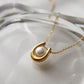 Ava Pearl Necklace | Pearl Pendant Necklace - JESSA JEWELRY | GOLD JEWELRY; dainty, affordable gold everyday jewelry. Tarnish free, water-resistant, hypoallergenic. Jewelry for everyday wear