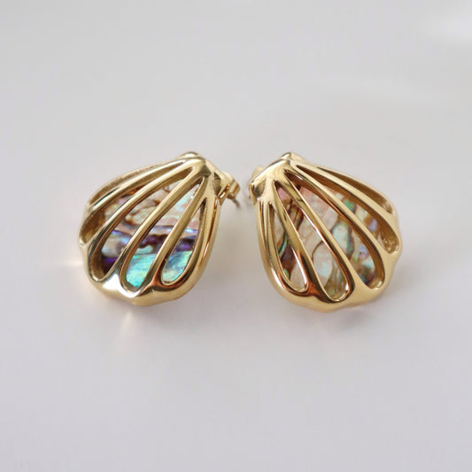 Aurora Seashell Earrings | Coastal Jewelry