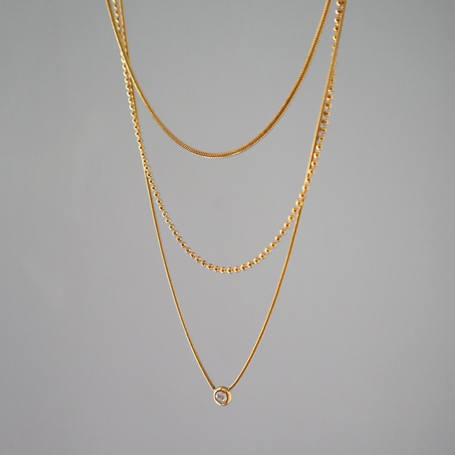 Trinity Necklace | Layered Necklace