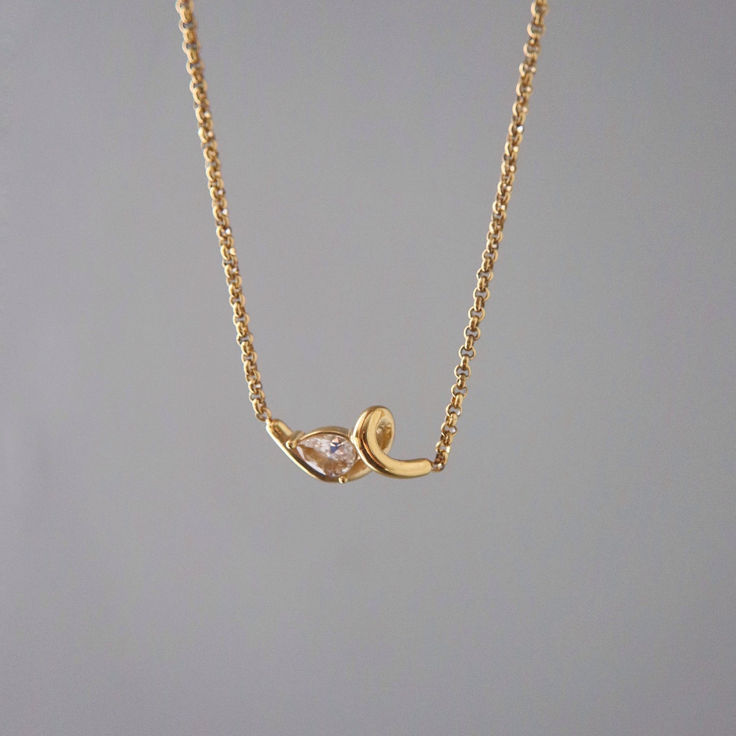 Raven Necklace | Everyday Gold Necklace