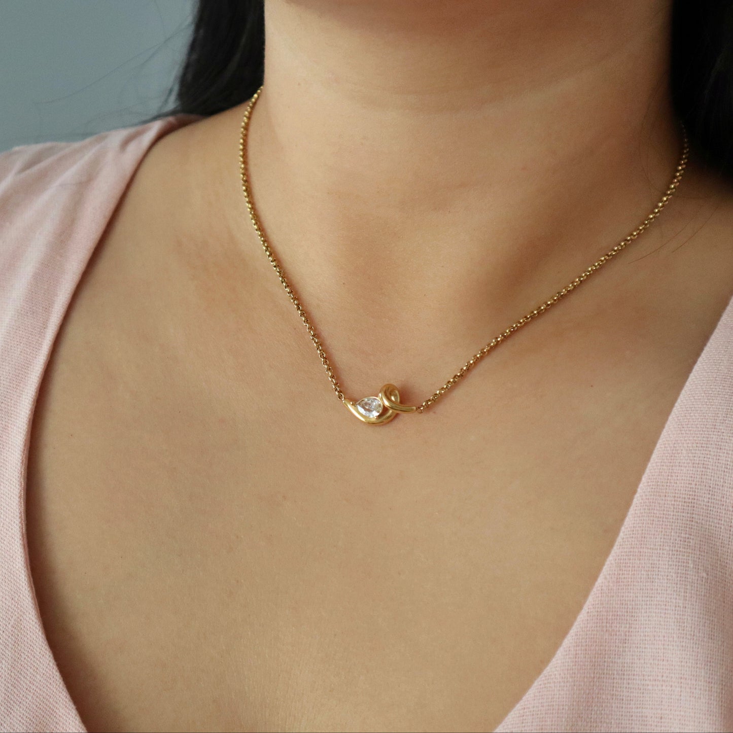 Raven Necklace | Everyday Gold Necklace
