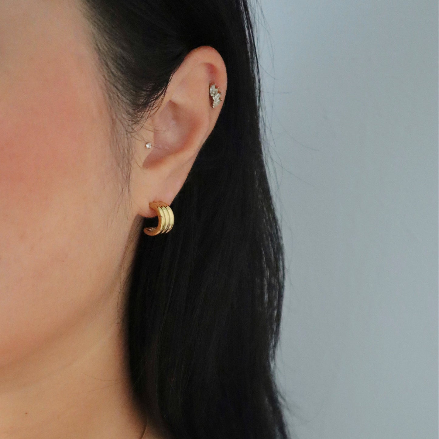 Connie Hoops | Lightweight Everyday Gold Hoops