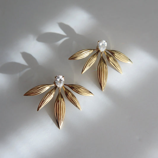Blooming Petal Earrings | Statement Earrings