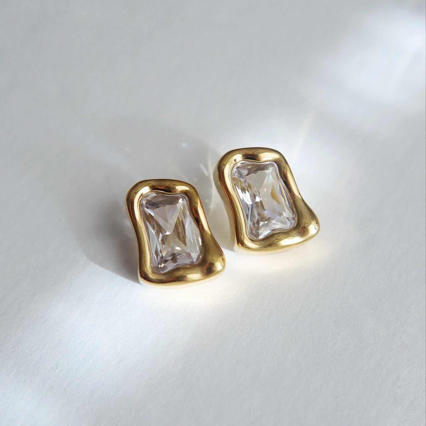 Kyla Earrings | Zirconia Statement Earrings