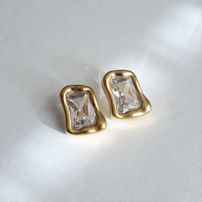 Kyla Earrings | Zirconia Statement Earrings