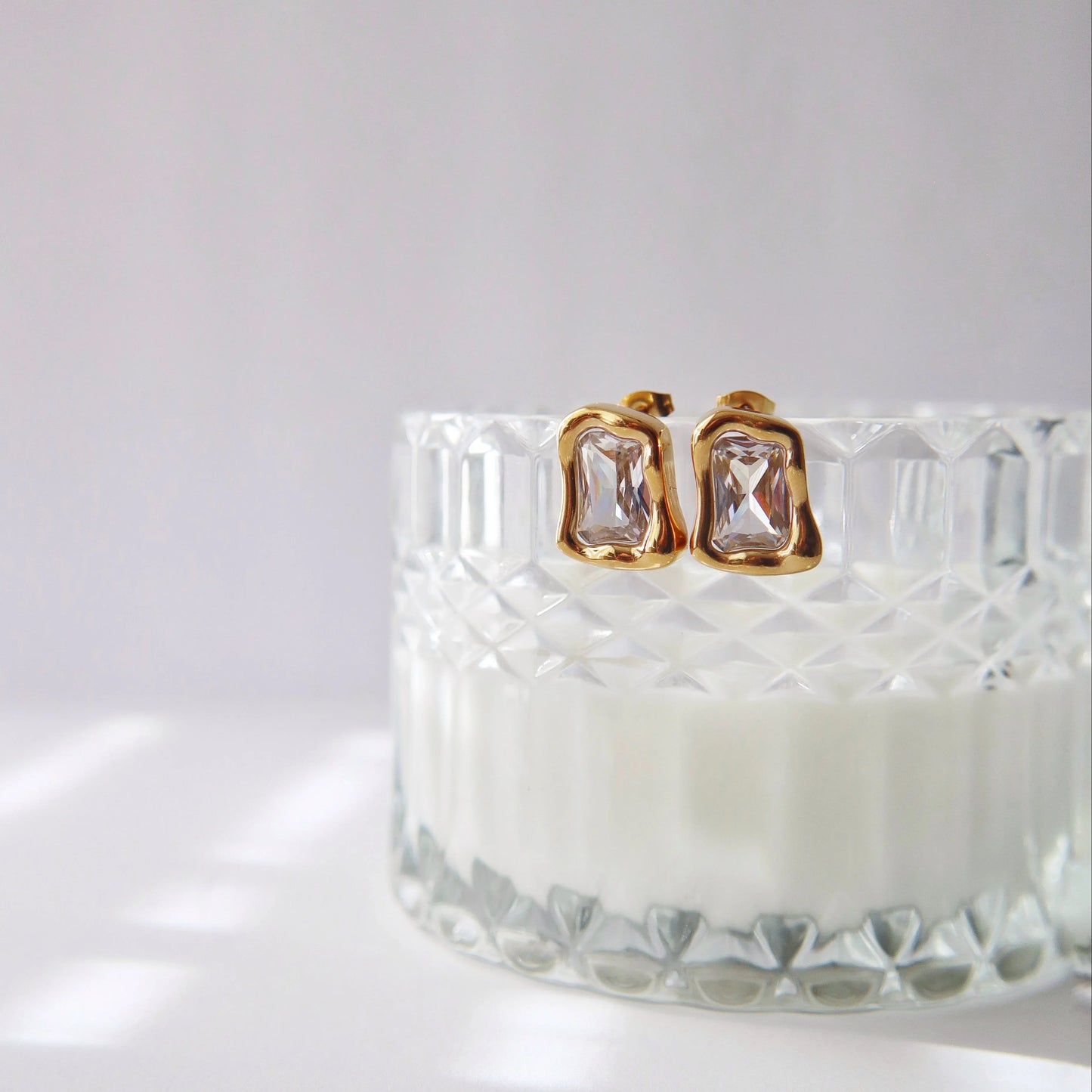 Kyla Earrings | Zirconia Statement Earrings